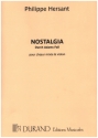 Nostalgia (Durch Adams Fall) fr gem Chor und Violine Partitur (dt)