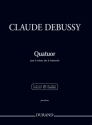 Claude Debussy, Quatuor pour deux violons, alto et violoncelle Streichquartett Partitur