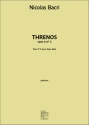 Nicolas Bacri, Threnos opus 6 n 2 2 Violas Buch + Einzelstimme