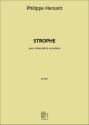 Philippe Hersant, Strophe Accordion and Cello Buch + Einzelstimme