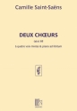 Deux Choeurs op.68  4 voix mixtes et piano ad libitum partition