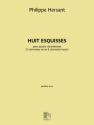 Philippe Hersant, Huit esquisses 4 Klarinetten Partitur