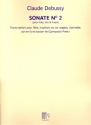 Sonate no.2 pour flte, alto et harpe pour flte, hautbois (cor anglais), clarinette, cor en fa et basson partition et parties