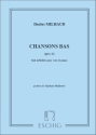 Chansons Bas op.44 pour voix et piano