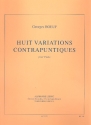 8 Variations contrapuntiques  pour piano