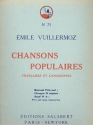 Chansons Populaires francaises et canadiennes pour voix et piano (fr)