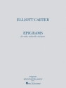 Epigrams fr Violine, Violoncello und Klavier Stimmen