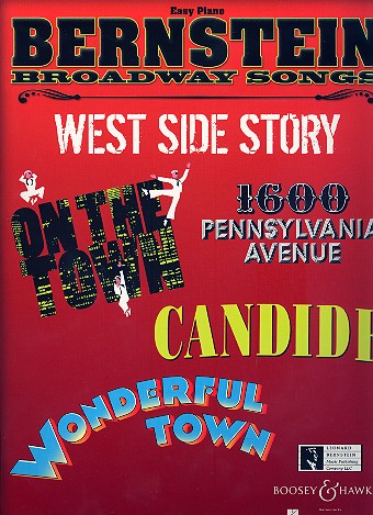 Bernstein Broadway Songs fr Klavier