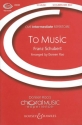 To Music fr Chor unisono und Klavier Chorpartitur