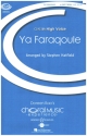 Ya Faraoule for soli, female chorus, drums, opt. flute and oboe score