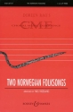 Vigeland, Nils: Two Norwegian Folksongs fr Kinderchor Chorpartitur