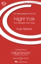 Night Yoik (Nattjoik) for 3-part choir and piano/synthesizer and percussion choral score