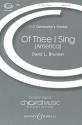 Brunner, David L.: Of Thee I Sing fr gemischter Chor (SATB) und Klavier Chorpartitur