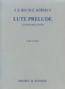 Lute Prelude for violin and piano