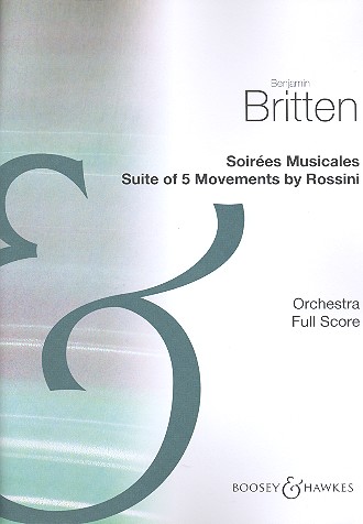 Soires Musicales op. 9 fr Orchester Partitur