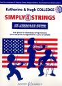 Simply 4 Strings - an American Suite (+Online-Audio) for elementary string orchestra and piano score and piano accompaniment