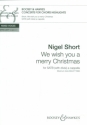 We wish You a merry Christmas for mixed chorus a cappella score