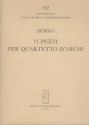 Durk Zsolt 11 pezzi for string quartet String Quartet