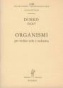 Durk Zsolt Organismi fo violin and orchestra Concertos