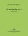 Lendvay Kamill Quattro duetti  Flute and Piano