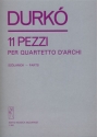 Durk Zsolt 11 pezzi for string quartet String Quartet