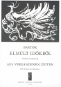 Elmult Idkbl (Aus vergangenen Zeiten) fr Mnnerchor a cappella Chorpartitur (ung/dt)