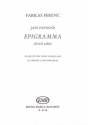 Ferenc Farkas Epigramma (Janus Pannonius) Mixed Voices