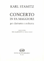 Concerto in fa maggiore per clarinetto e orchestra Klavierauszug mit Solostimme