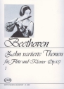 Ten Variation Themes  Flute and Piano