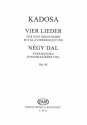 Kadosa Pl Four songs to poems by Nelly Sachs Voice and piano