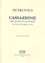 Cassazione for 3 trumpets, trombone and tuba score and parts