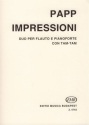 Papp Lajos Impressioni Duo for flute and piano with tam-tam Mixed Chamber Trio