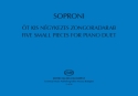 5 small  Pieces for piano duet score