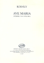 Ave Maria for female choir (SMezA) a cappella score (la)