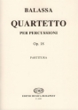 Balassa Sndor Quartetto per percussioni  Chamber Music for Percussion Instruments