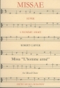 Missa L'homme arm for mixed choir Motet