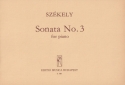 Szkely Endre Sonata No. 3  Piano