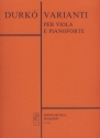 Durk Zsolt Varianti  Viola and piano