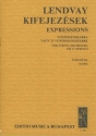 Lendvay Kamill Expressions for string orchestra or 11 strings String Orchestra