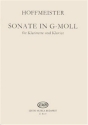 Franz Anton Hoffmeister Sonate G-Moll Klarinette und Klavier