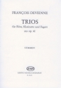 Trios op.61 fr Flte, Klarinette und Fagott Stimmen