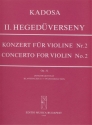 Kadosa Pl Violin Concerto No. 2  Violin and Piano