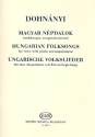 Ungarische Volkslieder fr eine Singstimme mit Klavierbegleitung (ung/dt/en)