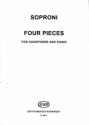 Soproni Jzsef Four Pieces for saxophone and piano Saxophone and piano