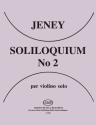 Jeney Zoltn Soliloquium No. 2  Violin