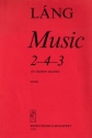 Lng Istvn Music 2-3-4 for chamber ensemble Chamber Music for Mixed  Ensembles