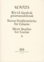 Kovts Barna Short Studies for guitar Guitar