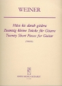 Weiner Le Twenty Short Pieces for Guitar Hungarian children's and folk-songs Guitar