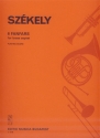 Szkely Endre 6 Fanfars for brass septet Brass Septet