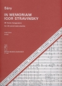 Sry Lszl In memoriam Igor Stravinsky for 24 wind instruments Wind ensemble